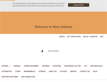 Tablet Screenshot of motodobson.com
